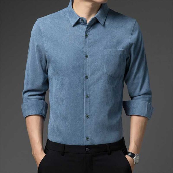 men's casual shirts cord men shirt spring autumn design solid color thin warm blouse vintage luxury clothing, White;black
men's casual shirts cord men shirt spring autumn design solid color thin warm blouse vintage luxury clothing, White;black