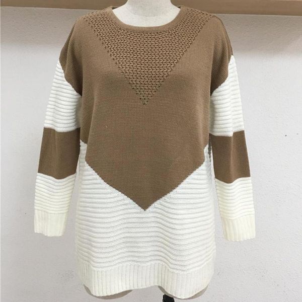 women's sweaters camel loose knitted sweater women jumpers long sleeve color casual pullovers style block stitching winter h0x3, White;black
women's sweaters camel loose knitted sweater women jumpers long sleeve color casual pullovers style block stitching winter h0x3, White;black