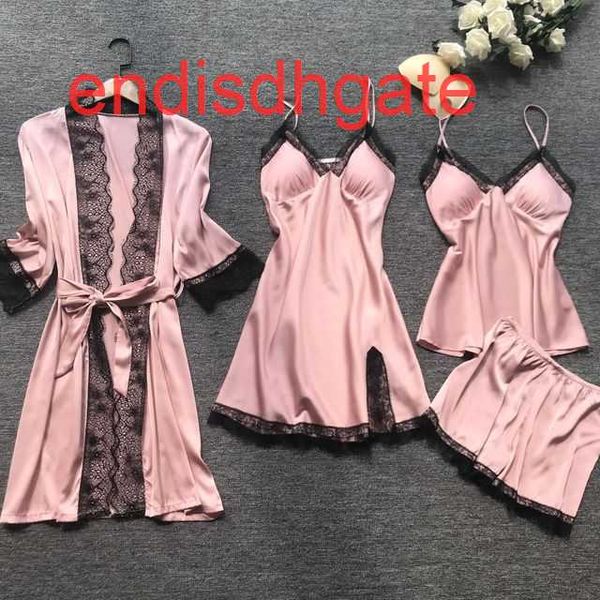 piece pajamas four underwear women's suspender skirt bathrobe suit, Black;white
piece pajamas four underwear women's suspender skirt bathrobe suit, Black;white