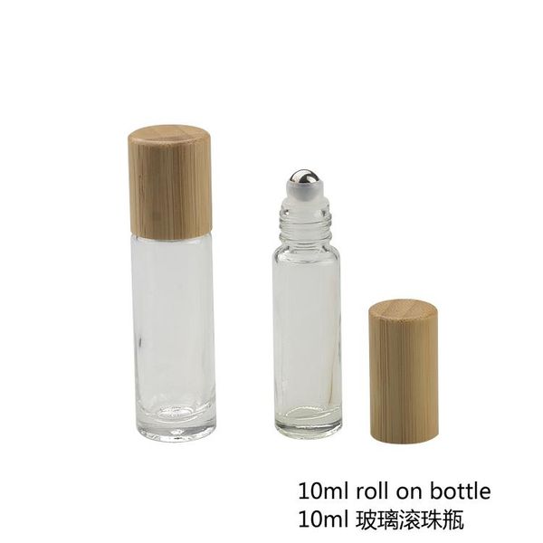 storage bottles & jars 10ml clear glass cosmetic roll on essential oil bottle, bamboo empty transparent perfume serum tube
storage bottles & jars 10ml clear glass cosmetic roll on essential oil bottle, bamboo empty transparent perfume serum tube