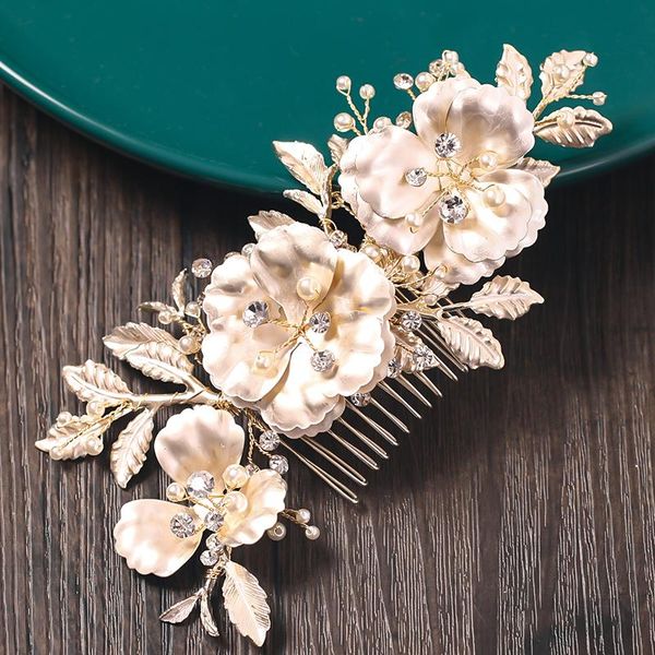 hair clips & barrettes pearl rhinestone flower leaf comb accessories wedding jewelry for bride elegant headpiece, Golden;silver
hair clips & barrettes pearl rhinestone flower leaf comb accessories wedding jewelry for bride elegant headpiece, Golden;silver