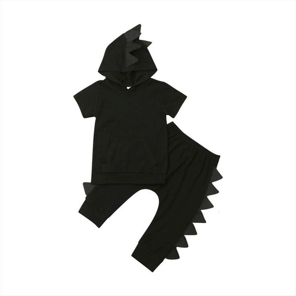 1 5y casual toddler kids baby boy clothes sets black solid hooded t shirt pants trousers outfit, White
1 5y casual toddler kids baby boy clothes sets black solid hooded t shirt pants trousers outfit, White