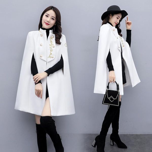 women's trench coats woolen cloak coat for women mid-length 2021 spring and autumn korean style fashion elegant socialite slimming shaw, Tan;black
women's trench coats woolen cloak coat for women mid-length 2021 spring and autumn korean style fashion elegant socialite slimming shaw, Tan;black