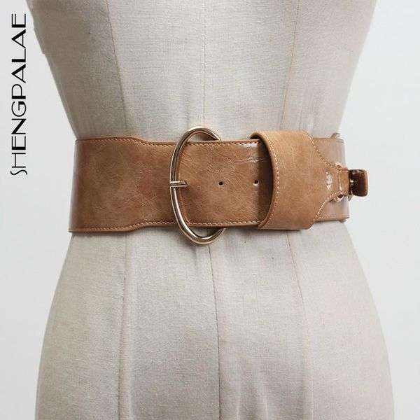 shengpalae 2021 new metal pin buckle pu leather belt women fashion shiney wide corset belt trendy waistband female tide pf579, Black;brown
shengpalae 2021 new metal pin buckle pu leather belt women fashion shiney wide corset belt trendy waistband female tide pf579, Black;brown