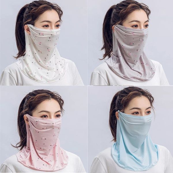 silk ice mask female ear hanging type neck protection sunshade veil scarf in summer cycling breathable cool face tide
silk ice mask female ear hanging type neck protection sunshade veil scarf in summer cycling breathable cool face tide