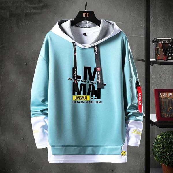 men's hoodies & sweatshirts cool patchwork sweatshirt men hip hop long sleeve pullover male contrast color streetwear brand, Black
men's hoodies & sweatshirts cool patchwork sweatshirt men hip hop long sleeve pullover male contrast color streetwear brand, Black