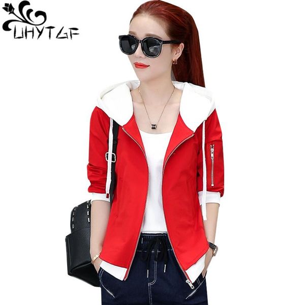 women's jackets uhytgf women spring autumn outerwear baseball uniform loose plus size jacket fashion hooded casual student short 201, Black;brown
women's jackets uhytgf women spring autumn outerwear baseball uniform loose plus size jacket fashion hooded casual student short 201, Black;brown