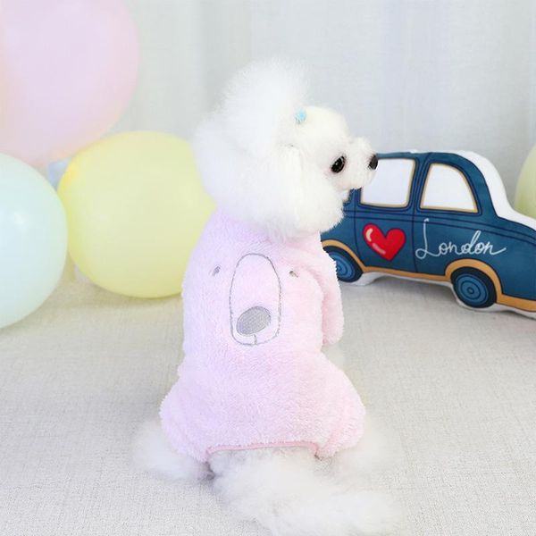 pet clothing bear four-legged fleece simple warm dog clothes pink puppy clothes
pet clothing bear four-legged fleece simple warm dog clothes pink puppy clothes