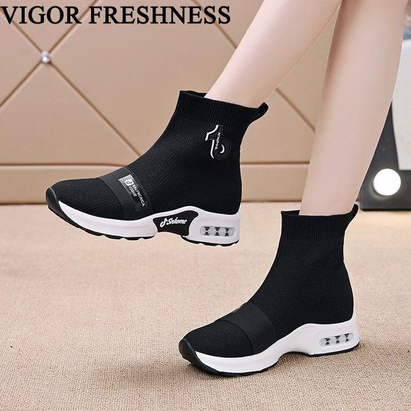 dress shoes vigor freshness women autumn white sneakers platform woman 6cm heels height increasing summer mesh wy178, Black
dress shoes vigor freshness women autumn white sneakers platform woman 6cm heels height increasing summer mesh wy178, Black