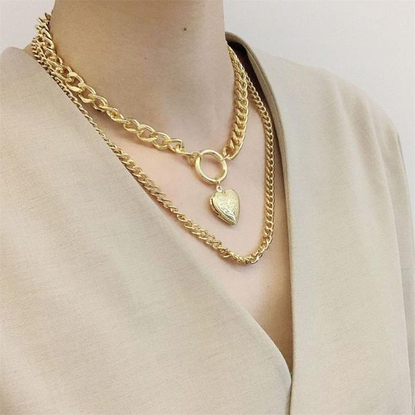 pendant necklaces bohemia multi-layer chain choker necklace for women gold silver color vintage fashion lock heart clavicle jewelry
pendant necklaces bohemia multi-layer chain choker necklace for women gold silver color vintage fashion lock heart clavicle jewelry