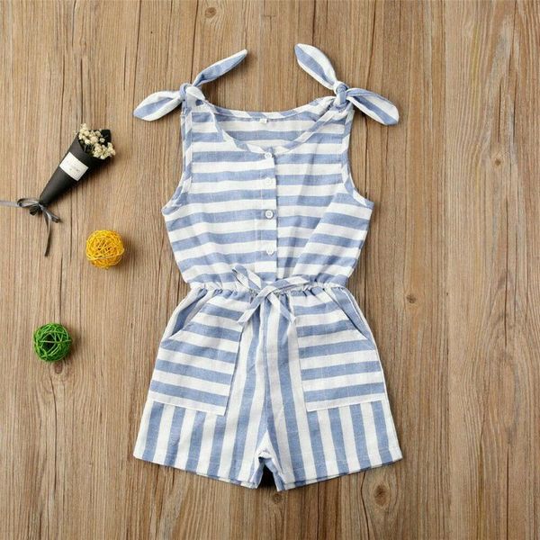 baby & children's 1-5years casual kid baby girl stripe clothes sleeveless romper jumpsuit outfit sunsuit, Blue
baby & children's 1-5years casual kid baby girl stripe clothes sleeveless romper jumpsuit outfit sunsuit, Blue