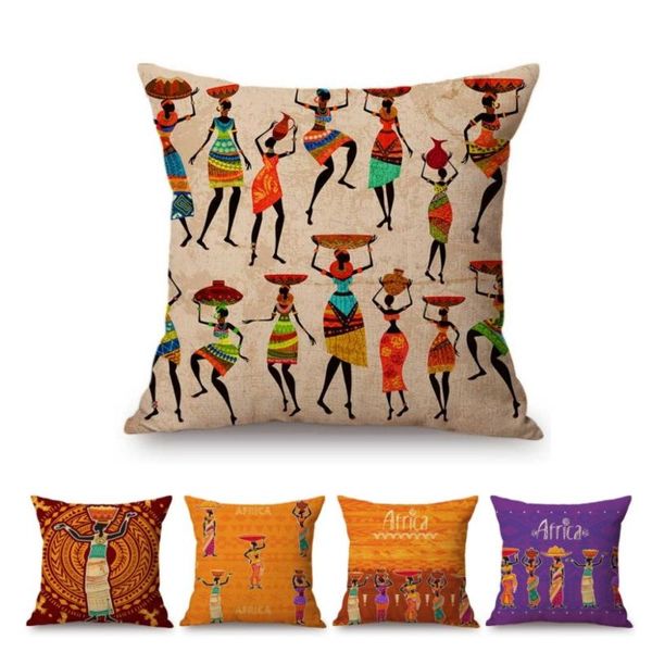 cushion/decorative pillow nordic africa style black girl african woman home decoration art sofa throw case cotton linen chair seat cushion c
cushion/decorative pillow nordic africa style black girl african woman home decoration art sofa throw case cotton linen chair seat cushion c