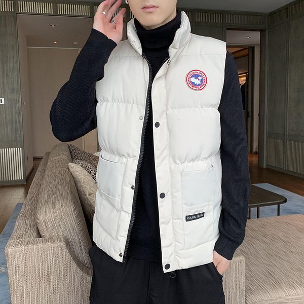 warm jacket autumn and winter new camouflage down cotton men's trend casual large vest men, Black;white
warm jacket autumn and winter new camouflage down cotton men's trend casual large vest men, Black;white