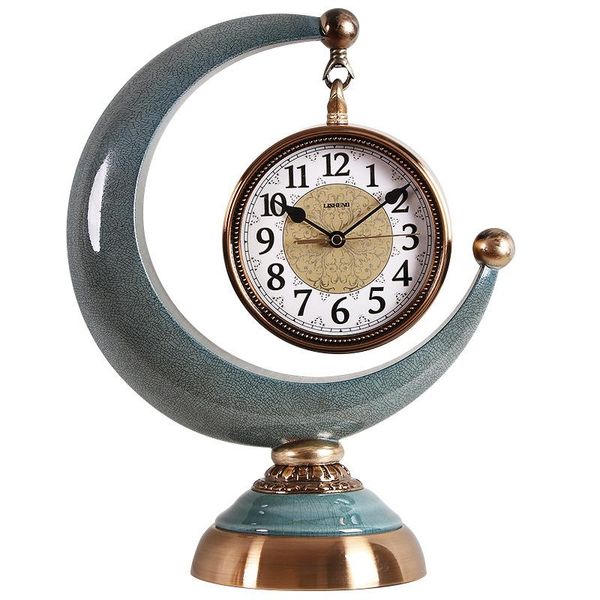 luxurious european style table clock mute art retro living room creative desktable clock antique home decorations
luxurious european style table clock mute art retro living room creative desktable clock antique home decorations