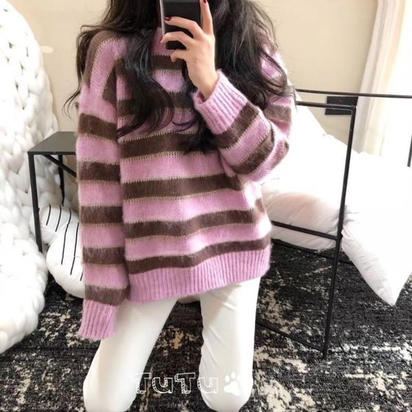 rainbow sweaters knitted fashion graceful striped round neck good quality pullover winter clothes women 524a women's, White;black
rainbow sweaters knitted fashion graceful striped round neck good quality pullover winter clothes women 524a women's, White;black