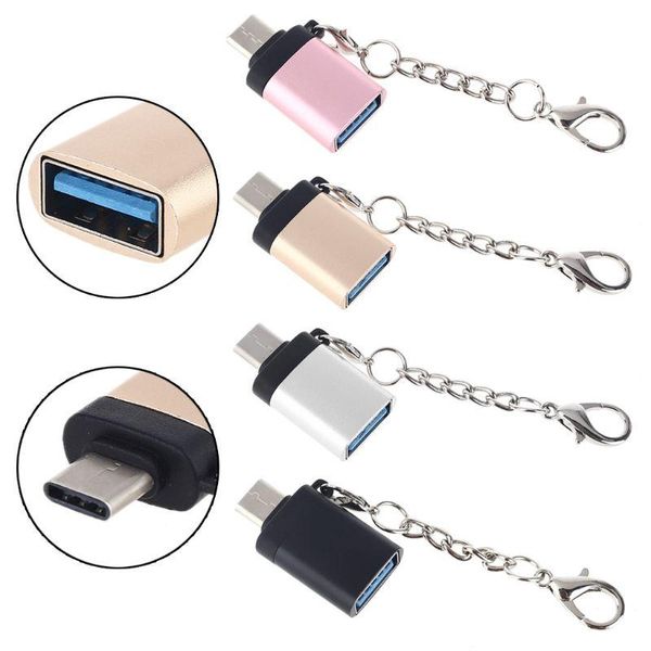 hubs type c to usb 3.0 female otg adapter connector with chain for smart phone tablet
hubs type c to usb 3.0 female otg adapter connector with chain for smart phone tablet