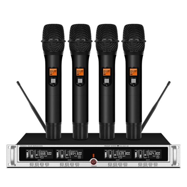 professional uhf wireless microphone four channel handheld microphone party party karaoke stage wireless
professional uhf wireless microphone four channel handheld microphone party party karaoke stage wireless