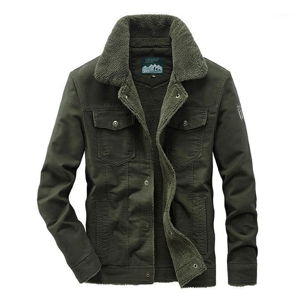 men's jackets m-8xl large size cotton coats loose plus velvet thicken outerwear military style male winter tooling lapel padded, Black;brown
men's jackets m-8xl large size cotton coats loose plus velvet thicken outerwear military style male winter tooling lapel padded, Black;brown