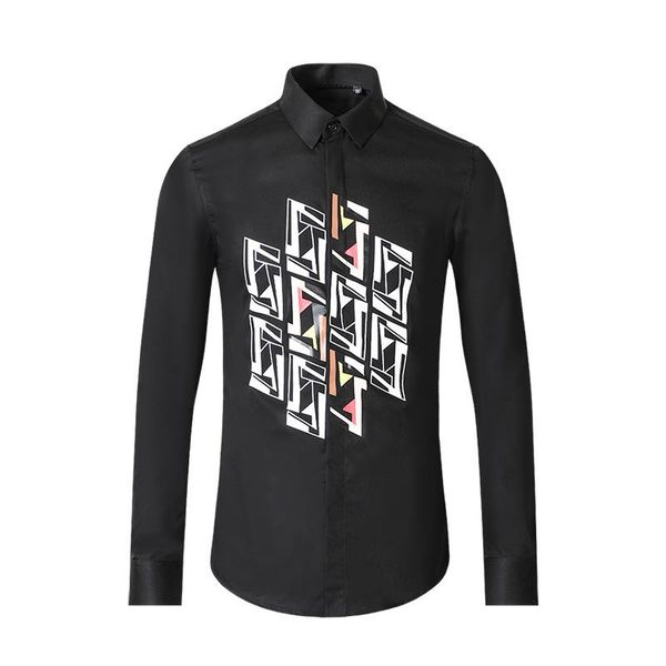 men's casual shirts 2021 men fashion long sleeved slim fit black quality printed counterpoint printing clothing soft comfortable, White;black
men's casual shirts 2021 men fashion long sleeved slim fit black quality printed counterpoint printing clothing soft comfortable, White;black