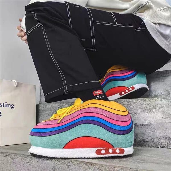35-44 male foam sneakers bread fat slippers women's/men winter cotton shoes woman warm home plush women slippers, Black
35-44 male foam sneakers bread fat slippers women's/men winter cotton shoes woman warm home plush women slippers, Black