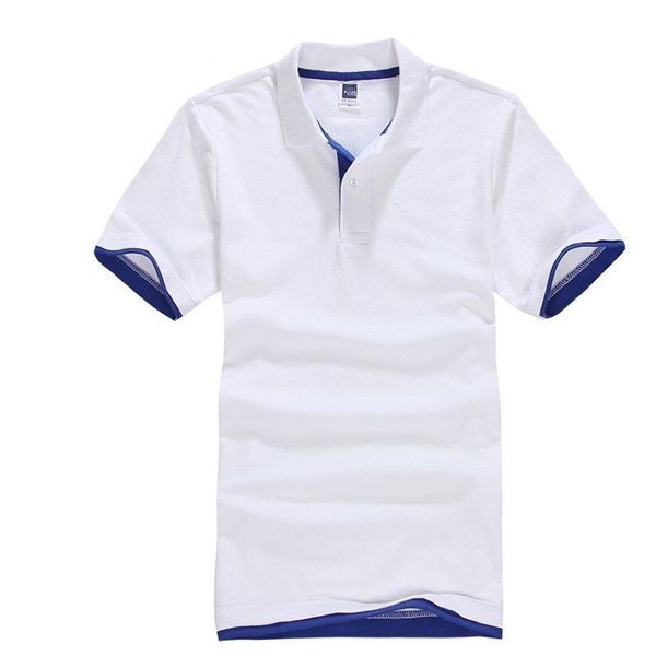 men's polos shirts cotton summer short sleeve brands mens camisa masculina blusas, White;black
men's polos shirts cotton summer short sleeve brands mens camisa masculina blusas, White;black