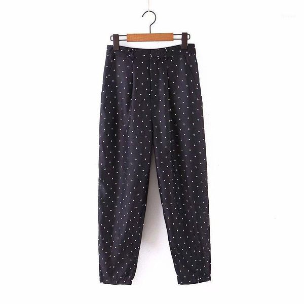 women's pants & capris xl2635-45 pant wave point suit wholesale casual, Black;white
