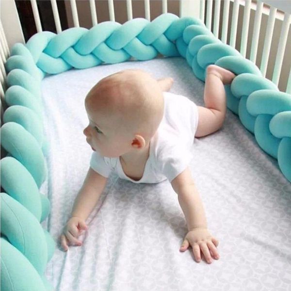 2m/3m baby bed bumper 3 braid newborn crib pad protection long knotted bumpers bedding accessories infant room decor zt07
2m/3m baby bed bumper 3 braid newborn crib pad protection long knotted bumpers bedding accessories infant room decor zt07