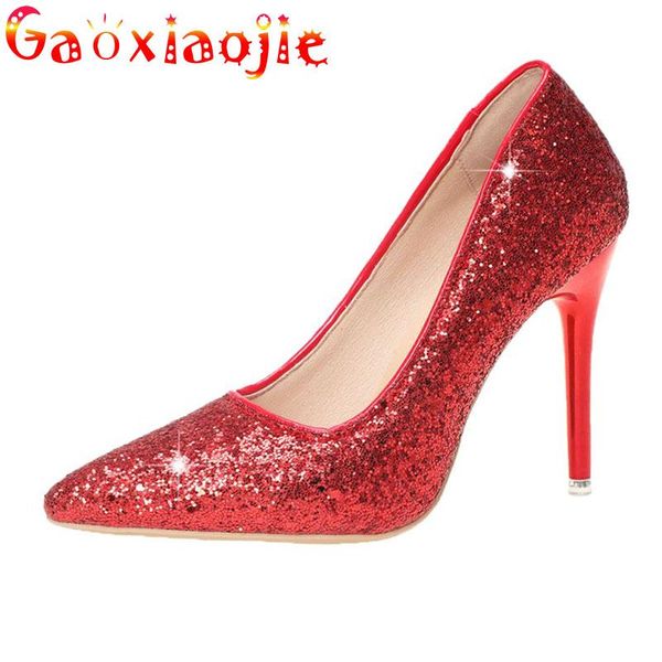 dress shoes gaoxiaojie 2021 fashion star event wear women shiny sequins elegant pumps pointed 10cm wedding party bride high heel, Black
dress shoes gaoxiaojie 2021 fashion star event wear women shiny sequins elegant pumps pointed 10cm wedding party bride high heel, Black