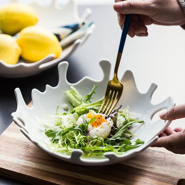 dishes & plates creative ceramics coral shaped dinner plate decorative porcelain hollow serving tray tableware for salad seafood biscuits br
dishes & plates creative ceramics coral shaped dinner plate decorative porcelain hollow serving tray tableware for salad seafood biscuits br