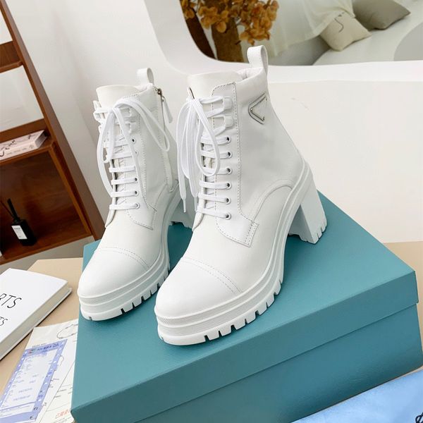 with box luxury womens designer boots ankle martin boot platform shoes winter leather laceup size 3542, Black
with box luxury womens designer boots ankle martin boot platform shoes winter leather laceup size 3542, Black