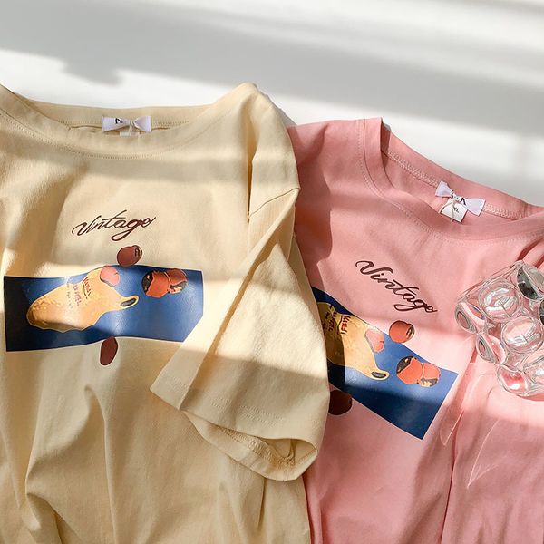 new 2021 summer casual women shirt artistic abstract painting short sleeve yellow pink t-shirt 1usq, White
new 2021 summer casual women shirt artistic abstract painting short sleeve yellow pink t-shirt 1usq, White