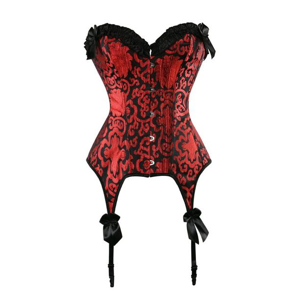 bustiers & corsets overbust corset women jacquard lace bow vintage and fashion corselet lingerie plus size clubwear red, Black;white
bustiers & corsets overbust corset women jacquard lace bow vintage and fashion corselet lingerie plus size clubwear red, Black;white