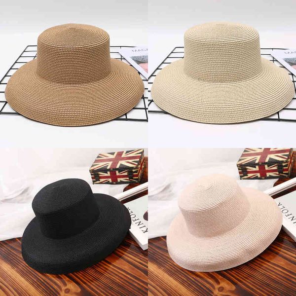 nxy sun hat maxsiti u summer hepburn style vintage design straw women girls solid color beach holiday big cap 0211, Blue;gray
nxy sun hat maxsiti u summer hepburn style vintage design straw women girls solid color beach holiday big cap 0211, Blue;gray