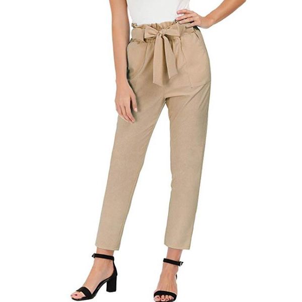 women's pants & capris hight waist women cropped paper bag vintage fashion with pockets solid trousers plus size ladies work pantalon, Black;white
women's pants & capris hight waist women cropped paper bag vintage fashion with pockets solid trousers plus size ladies work pantalon, Black;white