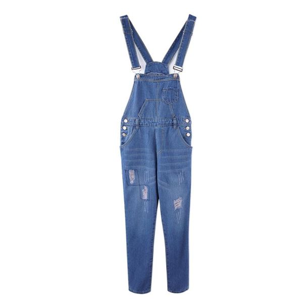 women's jumpsuits & rompers neatie kiddie blue denim jumpsuit women romper vintage hole korean preppy style sweet casual pockets overal, Black;white
women's jumpsuits & rompers neatie kiddie blue denim jumpsuit women romper vintage hole korean preppy style sweet casual pockets overal, Black;white