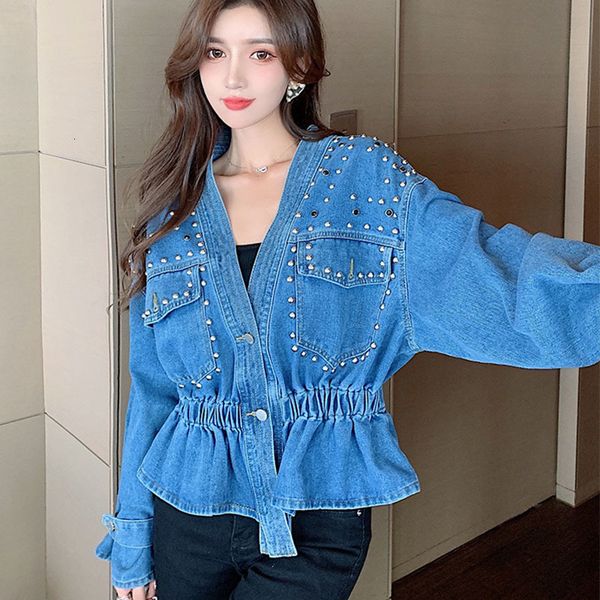 women's jackets women's jean blouse with v-neck cleavage, blue shirt pocket, casual shirt, long sleeve, jacket, ak67, Black;brown
women's jackets women's jean blouse with v-neck cleavage, blue shirt pocket, casual shirt, long sleeve, jacket, ak67, Black;brown