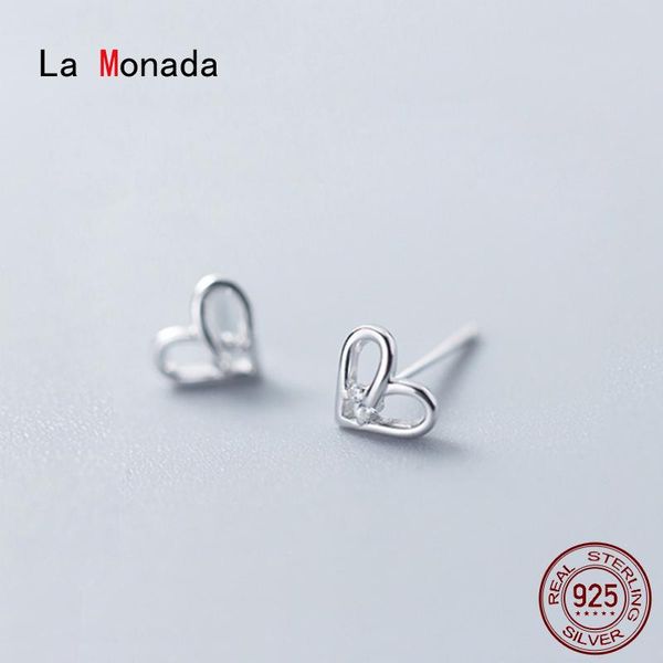 stud la monada women silver earrings 925 heart small for girls korean jewelry minimalist female, Golden;silver
stud la monada women silver earrings 925 heart small for girls korean jewelry minimalist female, Golden;silver