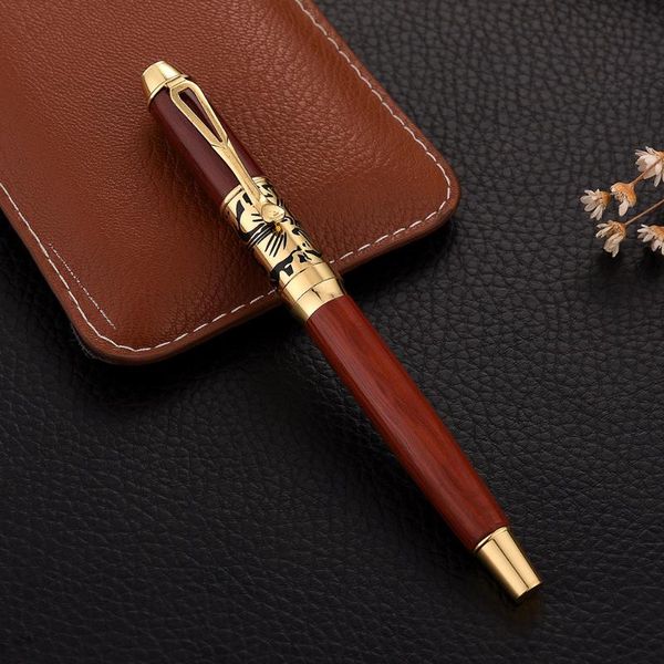 fountain pens luxury pen red wood golden office school stationery supplies writing relief flower
fountain pens luxury pen red wood golden office school stationery supplies writing relief flower