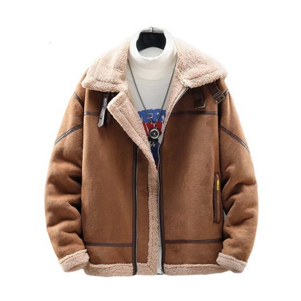winter men suede katoen lam bont jas punk style warm leather coat with pluche interior park, Black
winter men suede katoen lam bont jas punk style warm leather coat with pluche interior park, Black