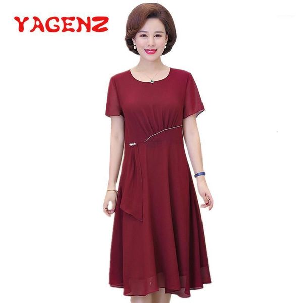 casual dresses yagenz summer dress women clothes vestidos fashion chiffon short sleeve o-neck plus size woman vestido 719, Black;gray
casual dresses yagenz summer dress women clothes vestidos fashion chiffon short sleeve o-neck plus size woman vestido 719, Black;gray