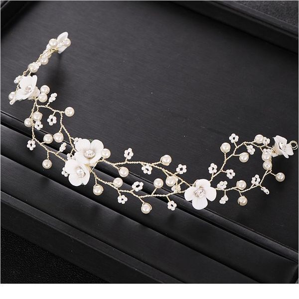 trendy flower tiara pearl gold headband wedding hair accessories prom handmade headdress bride hair accessories weddi jllwak, Silver
trendy flower tiara pearl gold headband wedding hair accessories prom handmade headdress bride hair accessories weddi jllwak, Silver