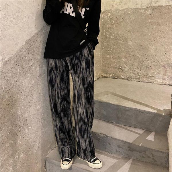 women's pants & capris style women loose straight wide leg trousers casual slimming tie-dye trend streetwear striped wide-leg, Black;white
women's pants & capris style women loose straight wide leg trousers casual slimming tie-dye trend streetwear striped wide-leg, Black;white