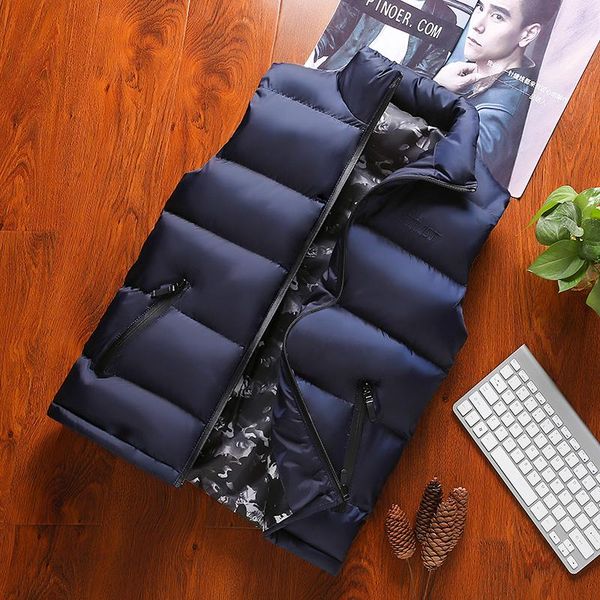 men's vests vest -8xl fat duvet loose plus size warm winter coat tide for boy clothes, Black;white
men's vests vest -8xl fat duvet loose plus size warm winter coat tide for boy clothes, Black;white