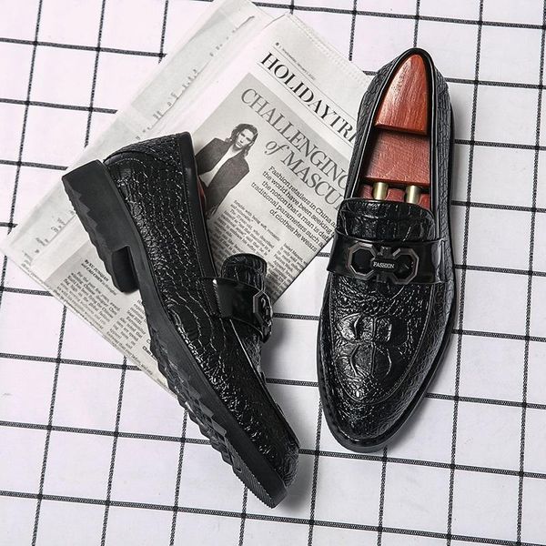 dress shoes lather for men skin men's casual leather italian fashion summer stylish man luxury cowhide male oxford shoe, Black
dress shoes lather for men skin men's casual leather italian fashion summer stylish man luxury cowhide male oxford shoe, Black