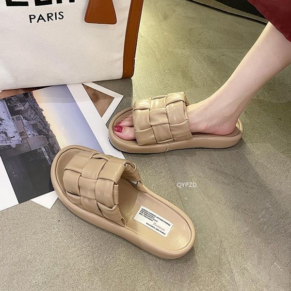 sandals women's slippers 2021 summer style fashion thick-soled weave solid color indoor sandalias de las mujeres, Black
sandals women's slippers 2021 summer style fashion thick-soled weave solid color indoor sandalias de las mujeres, Black