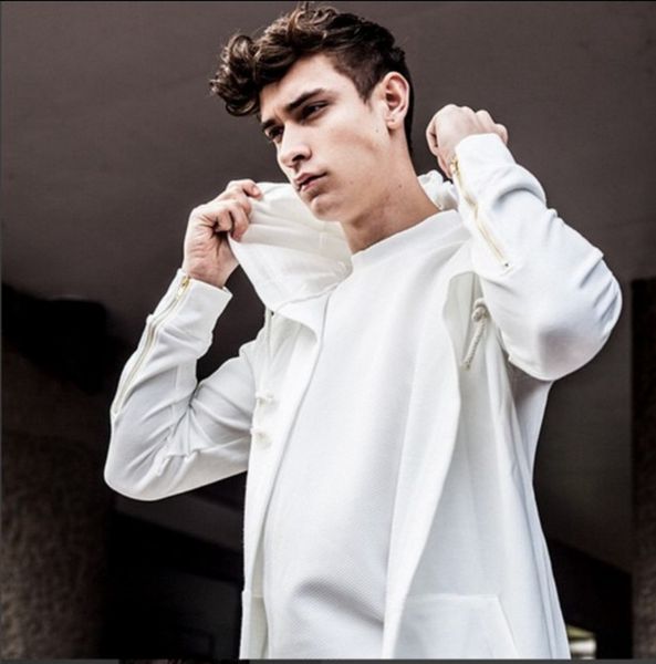 brand spring men's hoodies sweatshirts clothing long pullover for male cape cloak hoodie sweatshirt kg-32, Black
brand spring men's hoodies sweatshirts clothing long pullover for male cape cloak hoodie sweatshirt kg-32, Black