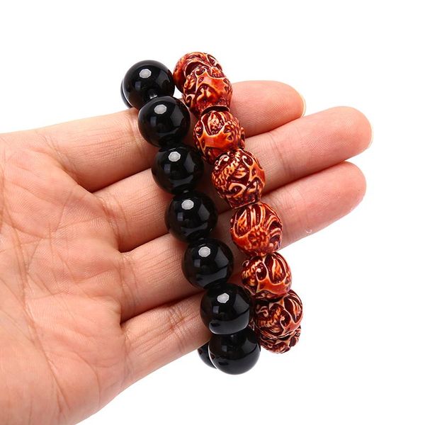 beaded, strands 1pcs fashion rudraksha beads bracelets natural religious buddha meditation buddhism jewelry, Black
beaded, strands 1pcs fashion rudraksha beads bracelets natural religious buddha meditation buddhism jewelry, Black