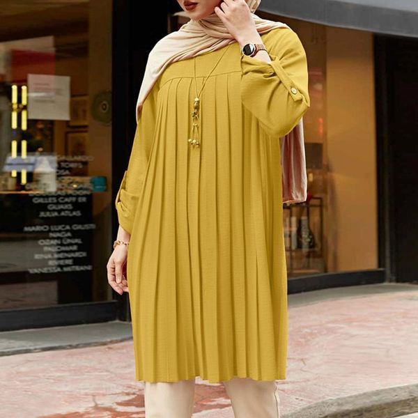 ethnic clothing elegants long shirt women ladies retro blouse full sleeve crew neck solid holiday muslim abaya kaftan, Red
ethnic clothing elegants long shirt women ladies retro blouse full sleeve crew neck solid holiday muslim abaya kaftan, Red