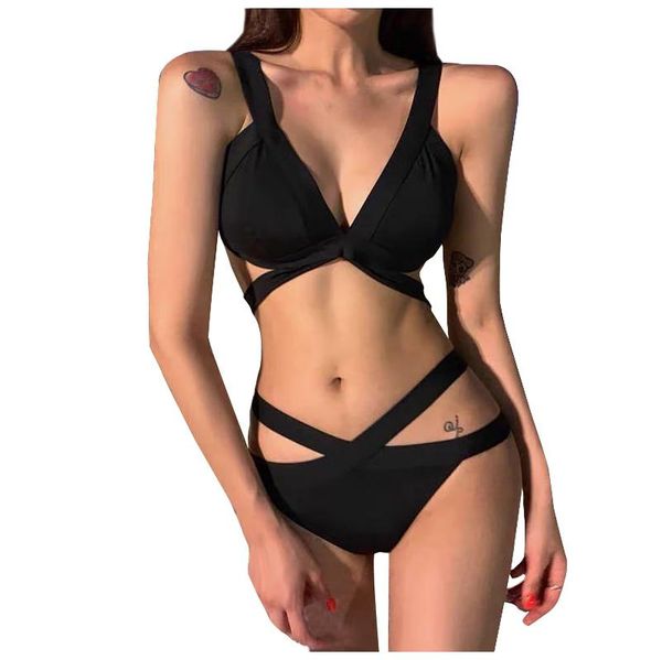 women's swimwear two piece high waist swimsuit for women fashion strappy mini micro g string bikini thongs brasileño, White;black
women's swimwear two piece high waist swimsuit for women fashion strappy mini micro g string bikini thongs brasileño, White;black
