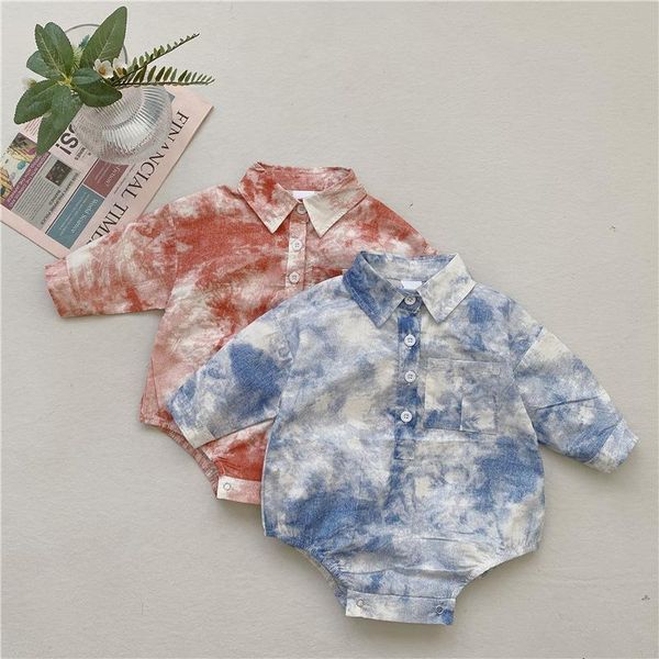 rompers 8601 ins baby romper autumn 2021 tie dyed long sleeve shirt one-piece clothes girl boy triangle climbing, Blue
rompers 8601 ins baby romper autumn 2021 tie dyed long sleeve shirt one-piece clothes girl boy triangle climbing, Blue